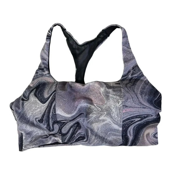 Victoria's Secret Other - Victoria's Secret Lightweight Sports Bra Purple Marble 817743 Size 38D Women’s